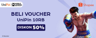 Big Ramadan Sale Diskon 50% UniPin Voucher di Shopee